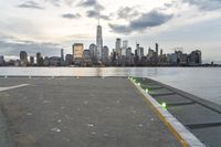 Coastal Cityscape: New York Harbor and the Majestic Skyline