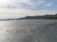 Coastal Cityscape: Ocean Horizon