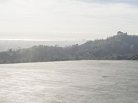 Coastal Cityscape: Ocean Horizon