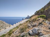 Coastal Cliff Landscape in Spain