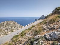 Coastal Cliff Landscape in Spain