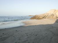 Coastal Day at the Beach: Clear Sky and Open Space