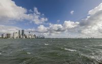 Coastal Florida Miami Beach Skyline