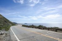 Coastal Highland Winding Road Pacific Ocean 002