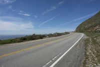 Coastal Highway with Pacific Ocean Views