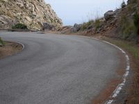 Coastal Highway in Spain's Balearic Islands