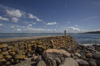 Coastal Landscape: Beach, Ocean, and Waves