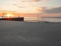 Coastal Landscape in Bremerhafen, Germany