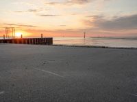 Coastal Landscape in Bremerhafen, Germany