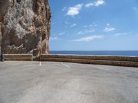 Coastal Landscape with Clear Sky in Mallorca, Balearic Islands