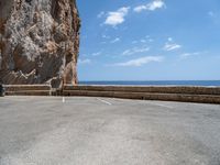 Coastal Landscape with Clear Sky in Mallorca, Balearic Islands