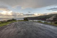 Coastal Landscape in the Highlands: A View of the Ocean