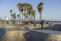 Coastal Landscape of Los Angeles: Clear Sky and Open Space