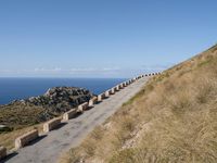 Coastal Landscape in Mallorca: Clear Skies and Water