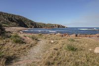 Coastal Landscape: A View of the Mountains