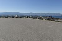 Coastal Landscape with Mountain View in Okanagan Valley, British Columbia