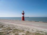 Coastal Landscape in the Netherlands: Clear Sky and Beautiful Scenery