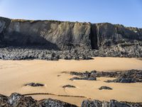 Coastal Landscape in Portugal with Blue Waters