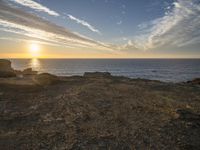 Coastal Landscape in Portugal: Under a Cloudy Sky