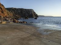 Coastal Landscape in Portugal at Dawn: Mountains 001