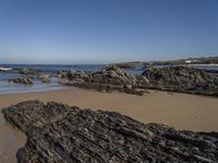 Coastal Landscape in Portugal, Europe: Clear Sky and Open Space