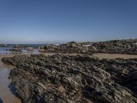 Coastal Landscape in Portugal, Europe: Clear Sky and Open Space