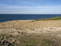 Coastal Landscape in Portugal: Sand Beach and Open Space