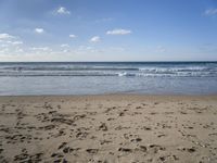 Coastal Landscape in Portugal: Sand and Water