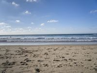Coastal Landscape in Portugal: Sand and Water