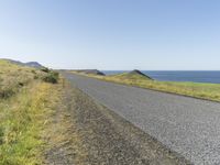 Coastal Landscape with Road in Iceland