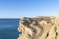 Coastal Landscape: Rocky Headlands Overlooking the Ocean