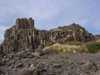 Coastal Landscape with Rocky Outcrop