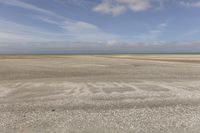 Coastal Landscape with Sandy Beach and Open Space