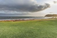 Coastal Landscape: Sandy Shoreline with Azure Water