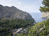 Coastal Landscape in Spain: Rugged Mountains