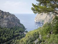 Coastal Landscape in Spain: Rugged Mountains