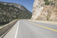 Coastal Mountain Road in British Columbia, Canada