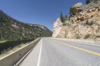 Coastal Mountain Road in British Columbia, Canada