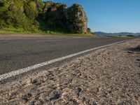 Coastal Mountain Road Landscape