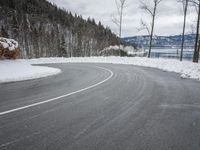 Coastal Mountain Road: an Ocean View