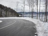 Coastal Mountain Road: an Ocean View