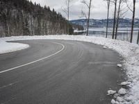 Coastal Mountain Road: an Ocean View