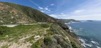 Coastal Mountain Road with Ocean Views