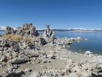Coastal Mountains: A Clear Sky View of the Ocean