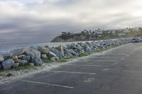 Coastal Parking Lot in Los Angeles Beach