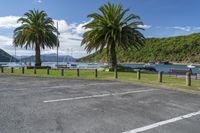 Coastal Parking Lot in Picton, New Zealand