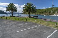 Coastal Parking Lot in Picton, New Zealand