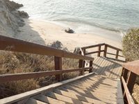 Coastal Property: Sand and Water with Clear Skies