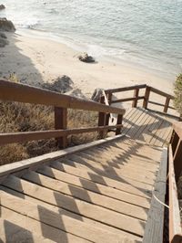 Coastal Property: Sand and Water with Clear Skies