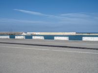 Coastal Road in Barcelona, Europe: Shimmering Ocean Views